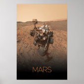 Weltraum, Sonnensystem, Planet-Mars, Neugier Poster (Vorne)