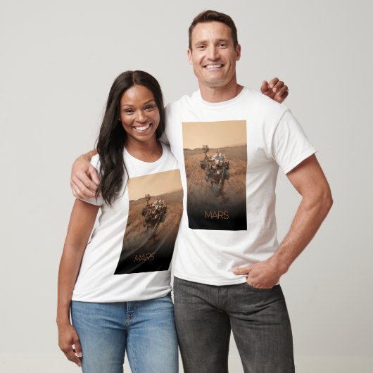 Weltraum, Sonnensystem, Planet-Mars, Neugier T-Shirt (Unisex)