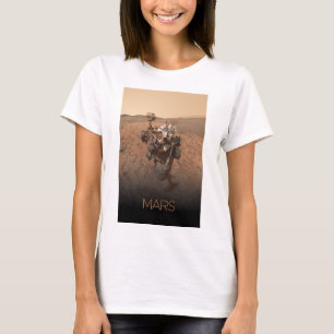 Weltraum, Sonnensystem, Planet-Mars, Neugier T-Shirt