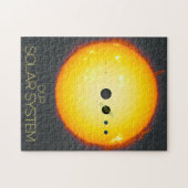 Weltraum, Sonnensystem, Sonne und Planeten Puzzle (Horizontal)