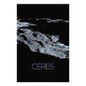 Weltraum, Sonnensystem, Zwergplanet Ceres Fotodruck (Vorne)