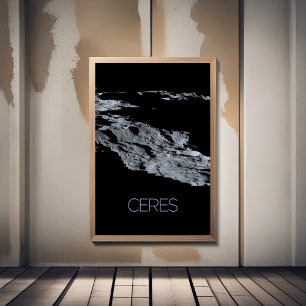 Weltraum, Sonnensystem, Zwergplanet Ceres Fotodruck