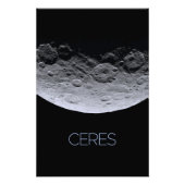 Weltraum, Sonnensystem, Zwergplanet Ceres Fotodruck (Vorne)