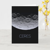 Weltraum, Sonnensystem, Zwergplanet Ceres Karte (Gelbe Blume)