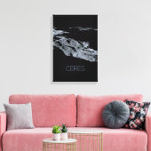 Weltraum, Sonnensystem, Zwergplanet Ceres Leinwanddruck (Insitu (Wohnzimmer))