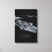 Weltraum, Sonnensystem, Zwergplanet Ceres Leinwanddruck (Vorderseite)