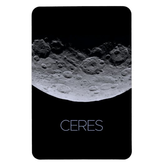 Weltraum, Sonnensystem, Zwergplanet Ceres Magnet (Vertikal)