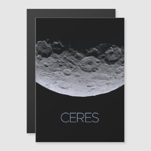 Weltraum, Sonnensystem, Zwergplanet Ceres Magneteinladung