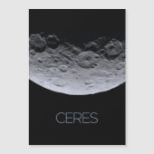Weltraum, Sonnensystem, Zwergplanet Ceres Magneteinladung (Vorderseite)