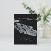Weltraum, Sonnensystem, Zwergplanet Ceres Postkarte (Stehend Vorderseite)