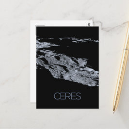 Weltraum, Sonnensystem, Zwergplanet Ceres Postkarte