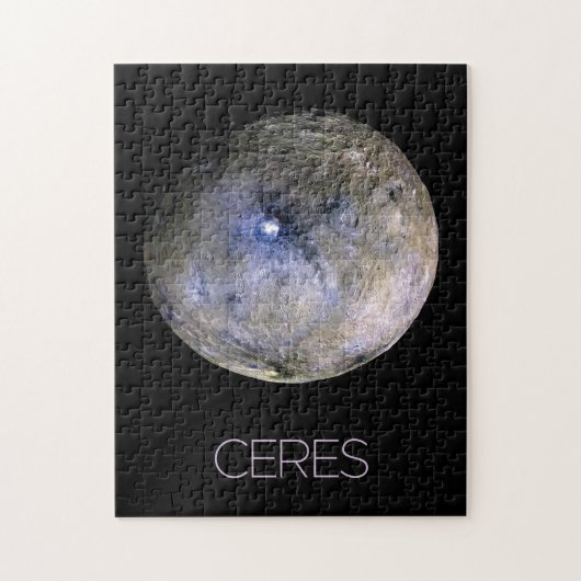 Weltraum, Sonnensystem, Zwergplanet Ceres Puzzle (Vertikal)