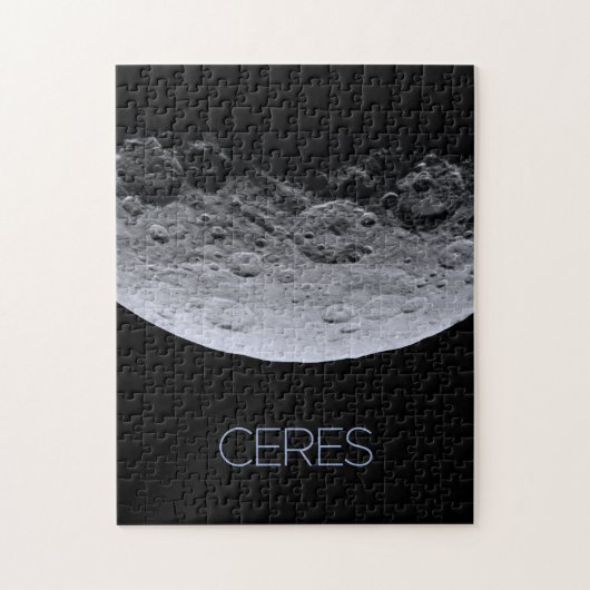Weltraum, Sonnensystem, Zwergplanet Ceres Puzzle (Vertikal)
