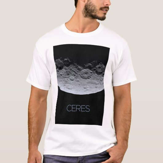 Weltraum, Sonnensystem, Zwergplanet Ceres T-Shirt (Vorderseite)