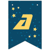 Weltraum-Spaß Wimpelkette (Dritte Fahne)