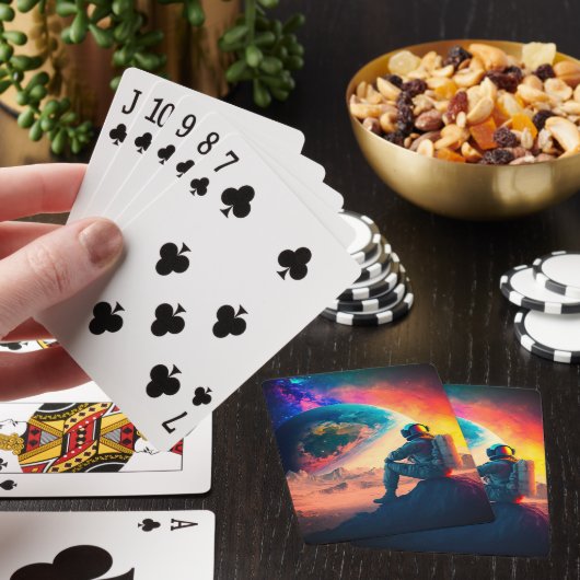 Weltraum Spielkarten (In Situ)