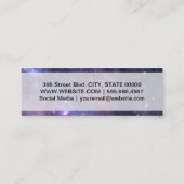 Weltraum | Stellar (Teleskop) Mini Visitenkarte (Rückseite)