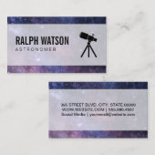 Weltraum | Stellar (Teleskop) Visitenkarte (Vorne/Hinten)