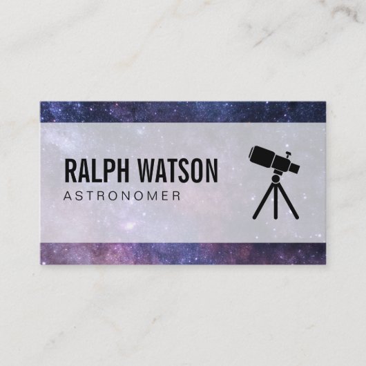 Weltraum | Stellar (Teleskop) Visitenkarte (Vorderseite)