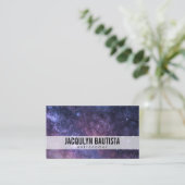 Weltraum | Stellar Visitenkarte (Stehend Vorderseite)