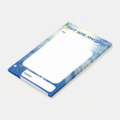 Weltraum-Sterne: kudos Anerkennung der Mitarbeiter Post-it Klebezettel (angewinkelt)