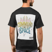 Weltraum steuern T-Shirt (Rückseite)
