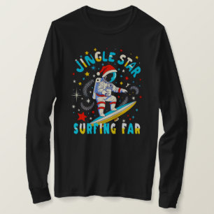 Weltraum-Surfen mit dem Weihnachtsmann Kosmisches  T-Shirt