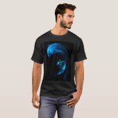 Weltraum-Surfen T-Shirt (Vorne ganz)