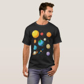 Weltraum-T - Shirt-Astronautenlager T-Shirt (Vorne ganz)