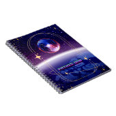 Weltraum-Themen-Notizbuch Pathis Orb Journal Notizblock (Rechte Seite)