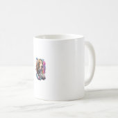 Weltraum Tree Walker Coonhound Dog Astronaut Kaffeetasse (VorderseiteRechts)