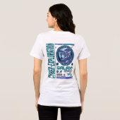 Weltraum Tri-Blend Shirt (Rückseite voll)
