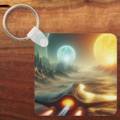 Weltraum über Ailen Schlüsselanhänger (Vorderseite)