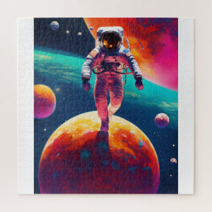 Weltraum- und Astronauten-Puzzle Puzzle