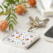 Weltraum- und Astronautenmuster des Kindes Schlüsselanhänger (Seite)