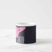 Weltraum und Planet-Saturn-Illustration mit Namen Espressotasse (Vorderseite)