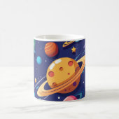 Weltraum- und Planetenthema Kaffeetasse (Mittel)