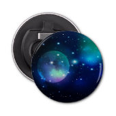 Weltraum und Sterne Flaschenöffner (Vorderseite)