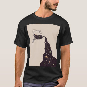 Weltraum und Teestunde T-Shirt