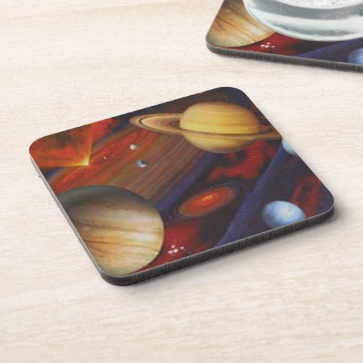 Weltraum-Untersetzer Untersetzer (Linke Seite)