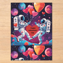 Weltraum Valentinstag Einladung Außerirdische Lieb