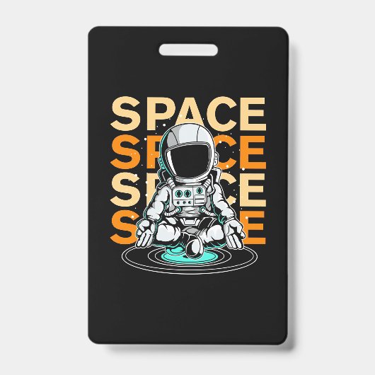 Weltraum Weltraum Astronaut Ausweis (Vorderseite)