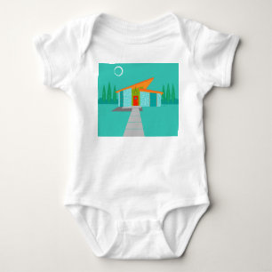 Weltraum-Zeichentrick-Baby-Strampler Baby Strampler