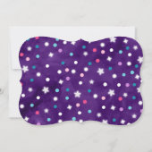 Weltraum zum Geburtstag Einladung Weltraum Party (Rückseite)