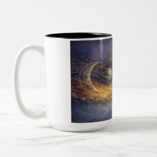 Weltraum Zweifarbige Tasse
