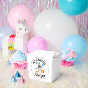 Weltraumabenteuer 1. Geburtstag   Weltraum-Party Geschenkschachtel