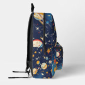 Weltraumabenteuer Druckbeutel Nähtasche Bedruckter Rucksack (Links)