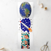 Weltraumabenteuer Einladung zum Geburtstag - kosmi (Innenseite)