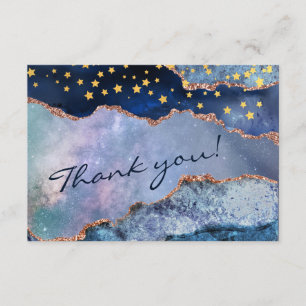 Weltraumabenteuer in der Galaxie - Danke Karte