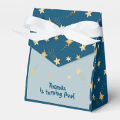 Weltraumabenteuer Kindergeburtstag Geschenkschachtel (Vorderseite)